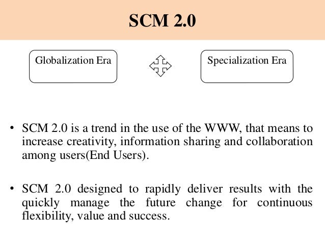 The development of the concept of supply chain management